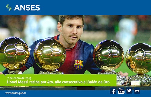 Messi /@ANSESGOB Flickr