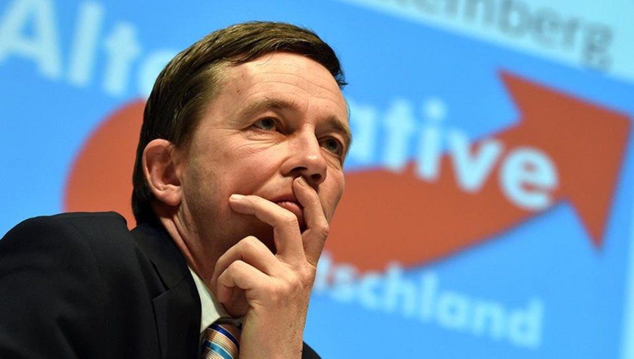 AfD-Chef Bernd Lucke/ Source: DPA