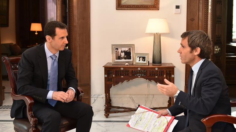 Bachar Al-Assad interviewé par David Pujadas
