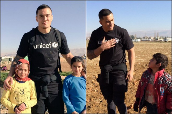 Sonny Bill Williams tweet des photos d'enfents syriens tués par l'aviation russe