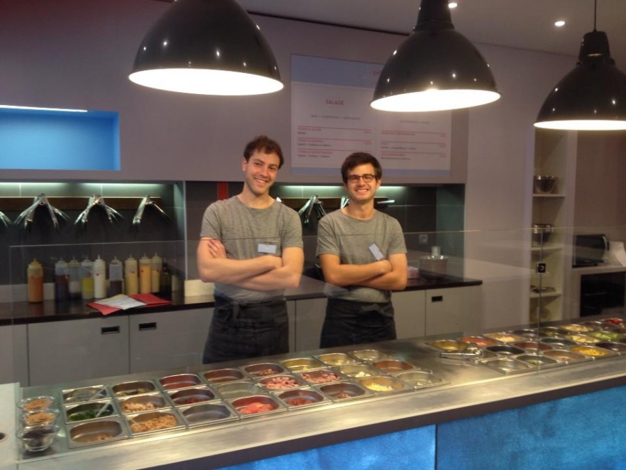 Henri et Clément, deux jeunes entrepreneurs, ont crée le nouveau bar à salade tendance de Paris : Mister Garden