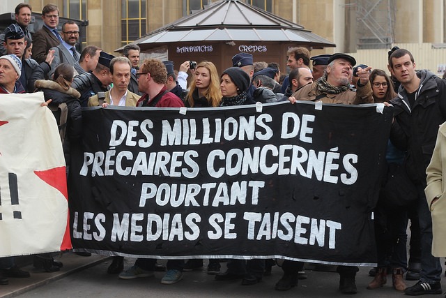 Intermittents au Forum de Chaillot