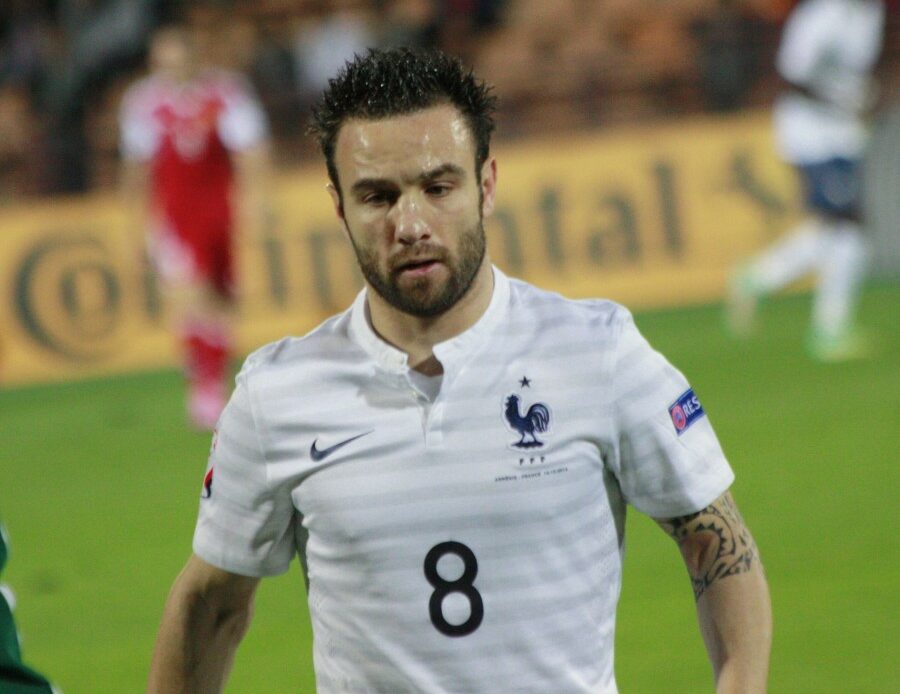 Mathieu Valbuena sous le maillot de l'équipe de France