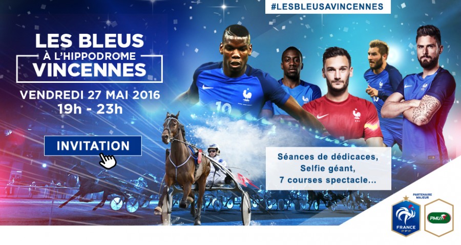 A deux semaines de l'Euro 2016, les bleus sont allés à la rencontre de leurs fans à l'hippodrome de Vincennes. Radio VL y était et a pris des photos.