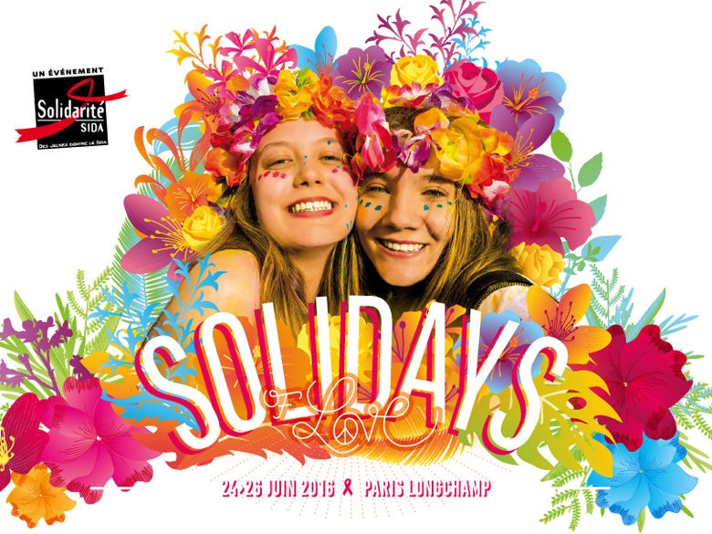 Le festival Solidays se déroulera à l'hippodrome de Longchamp du 24 au 26 juin.
