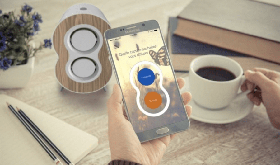 Aroma Care, votre nouveau compagnon santé & bien-être, est un diffuseur d’huiles essentielles connecté avec votre smartphone via une application mobile.