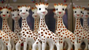 Sophie la girafe fête cette année ses 55 ans