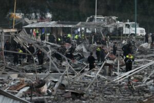 Les secours mexicains commencent leur enquête pour déterminer la cause de l'explosion - DR