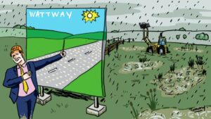 Beaucoup d'internaute alerte sur l’utilité réelle de la route solaire - Tommy