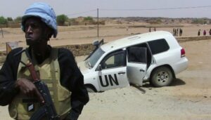Un casque bleu tchadien (© DR)