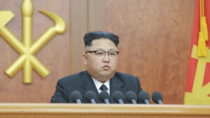 Le chef suprême de la Corée du Nord, Kim Jong-un (© Reuters/KCNA)