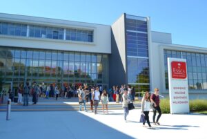 Entrée du campus de l'ESSCA - Business School française