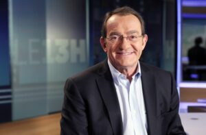 Jean-Pierre Pernaut sur le plateau du 13 heures de TF1