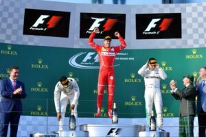 Le podium du Grand Prix d'Australie 2017
