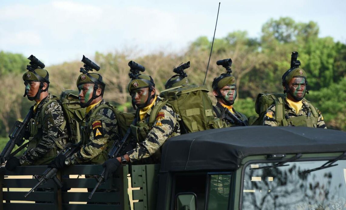 Combats aux Philippines