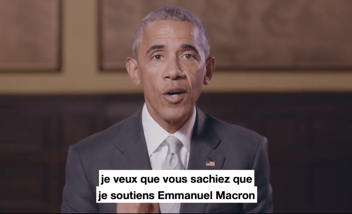 Présidentielle : Barack Obama apporte son soutient à Emmanuel Macron