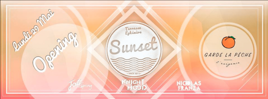 La Sunset Croisette - Terrasse Éphémère : La place chill du lundi soir