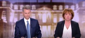 Les présentateurs du débat d'entre-deux-tours