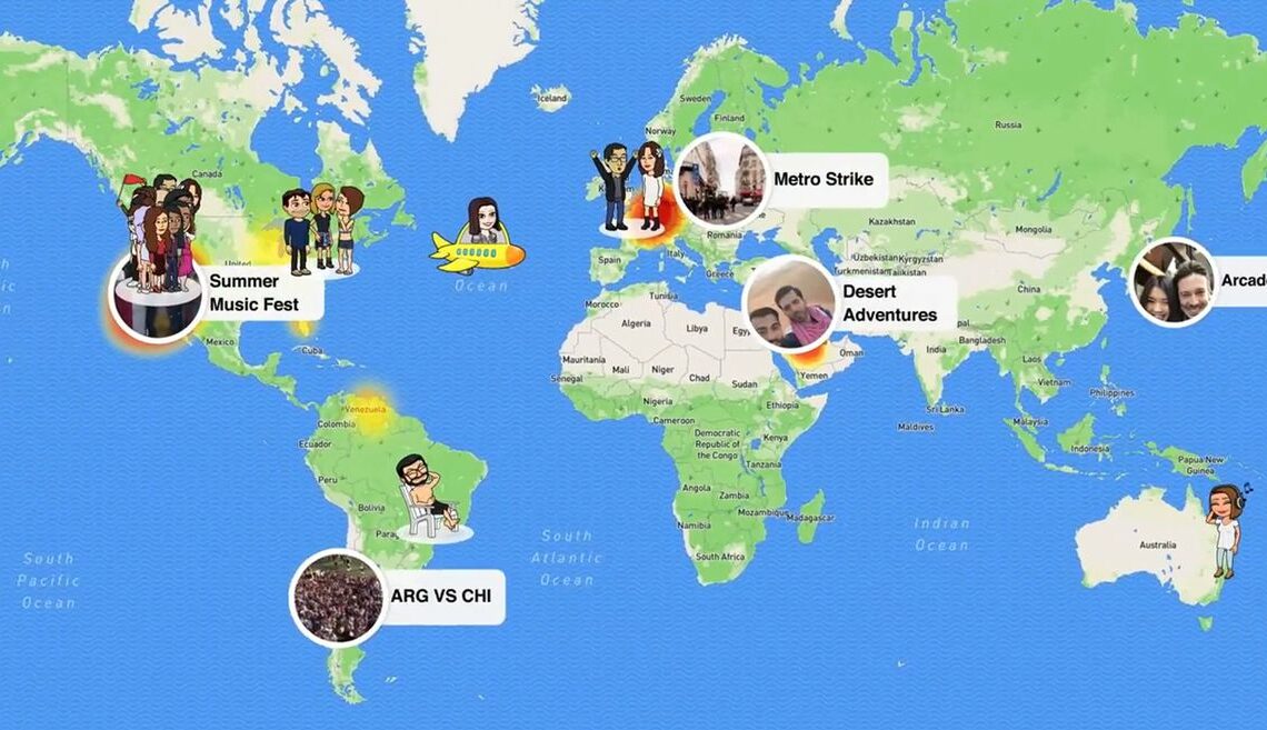 snap map