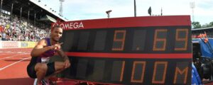 Une performance au 100 mètres non homologuée... à cause du vent