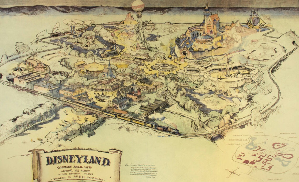 Le plan d'origine du premier parc Disneyland vendu pour 700 000 dollars
