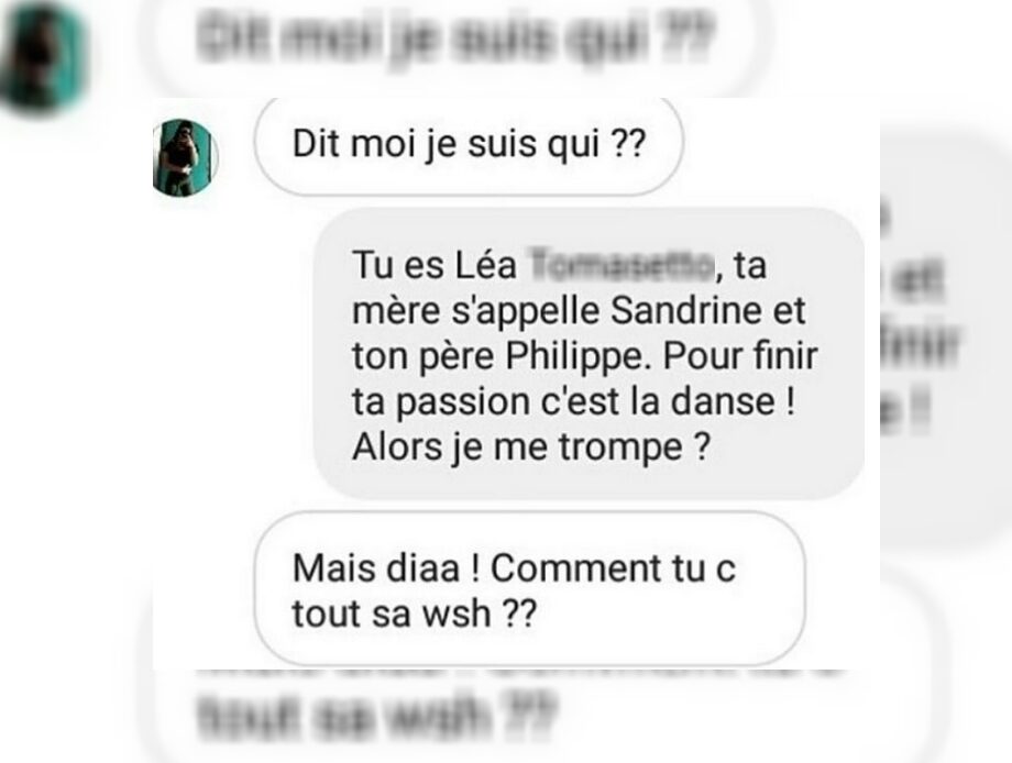 Je sais qui tu es (© Capture Instagram)