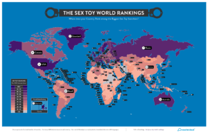 Quels sont les pays qui aiment le plus les sextoys ?