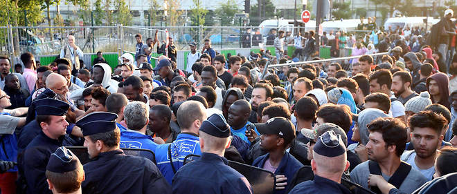 porte de la chapelle migrants