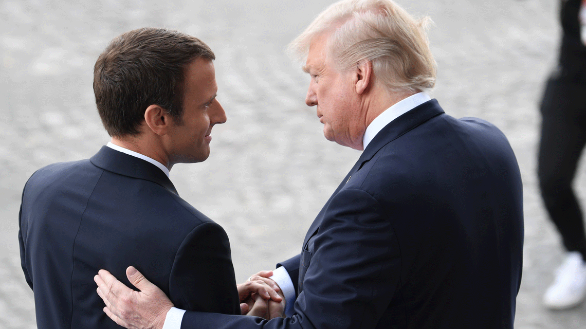 trump macron
