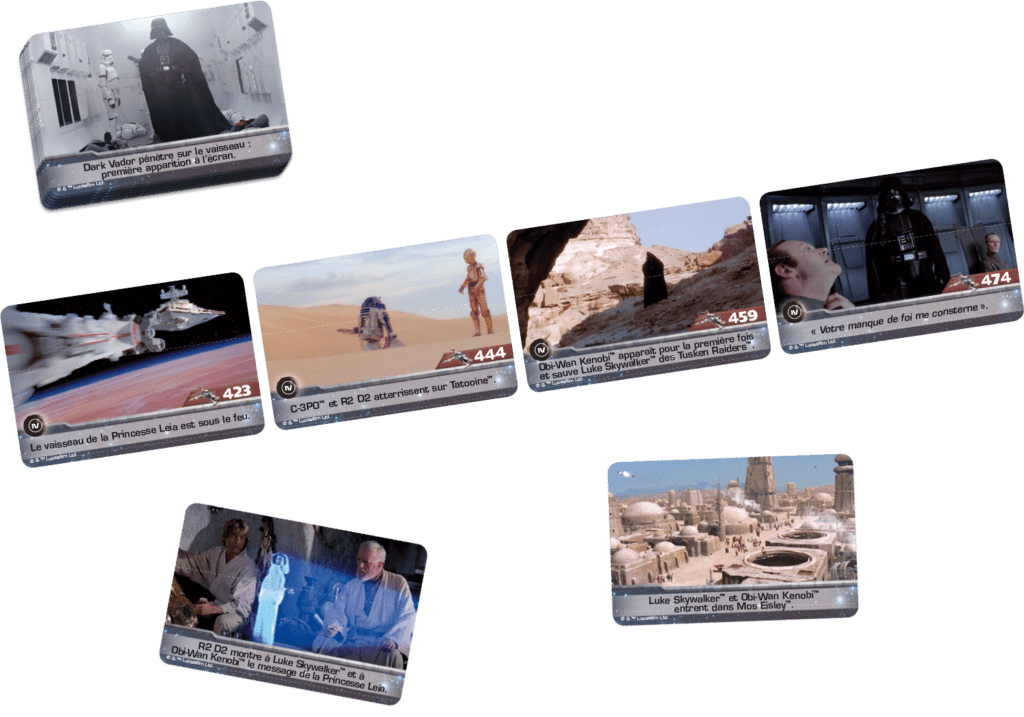 Cartes timeline Star Wars