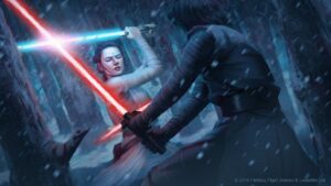 Star Wars Destiny Rey vs Kylo