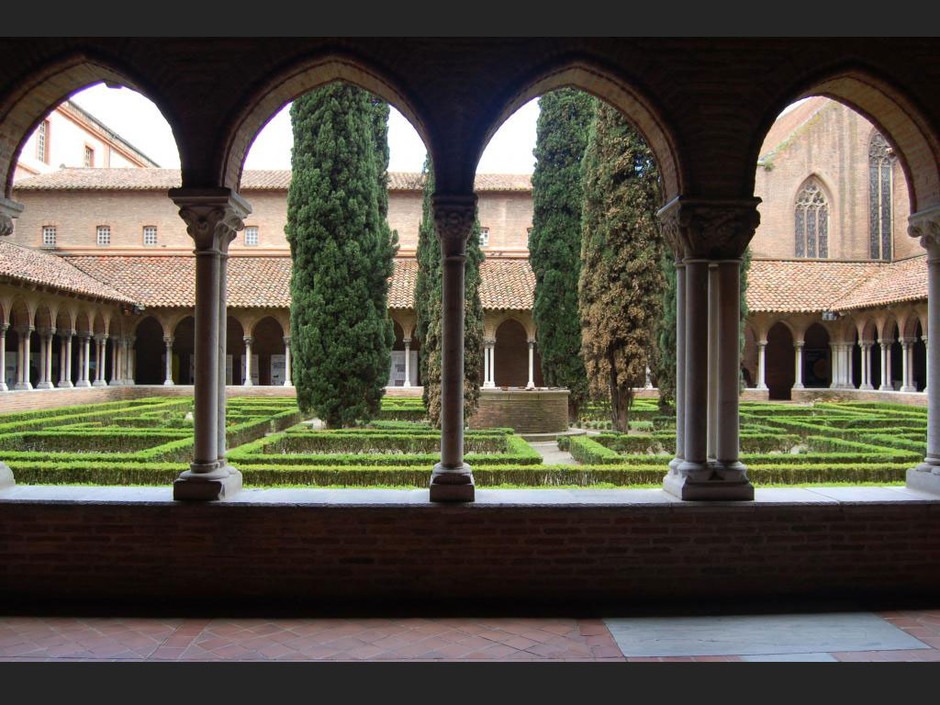 Le Couvent des Jacobins vu de l'intérieur