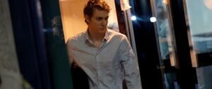 Brock Turner lors de sa sortie de sa prison en septembre 2016, après trois mois de détention.
