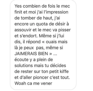 frustration sexuelle femme