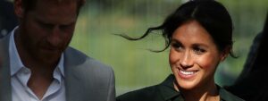Le prince Harry et son épouse Meghan, le 3 octobre 2018 à Brighton, au Royaume-Uni. (DANIEL LEAL-OLIVAS / AFP)