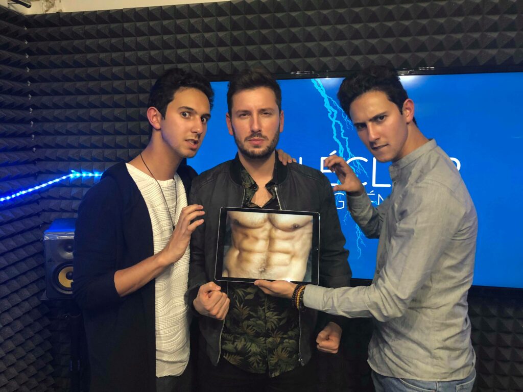 les french twins avec maxime gueny sur un eclair de gueny