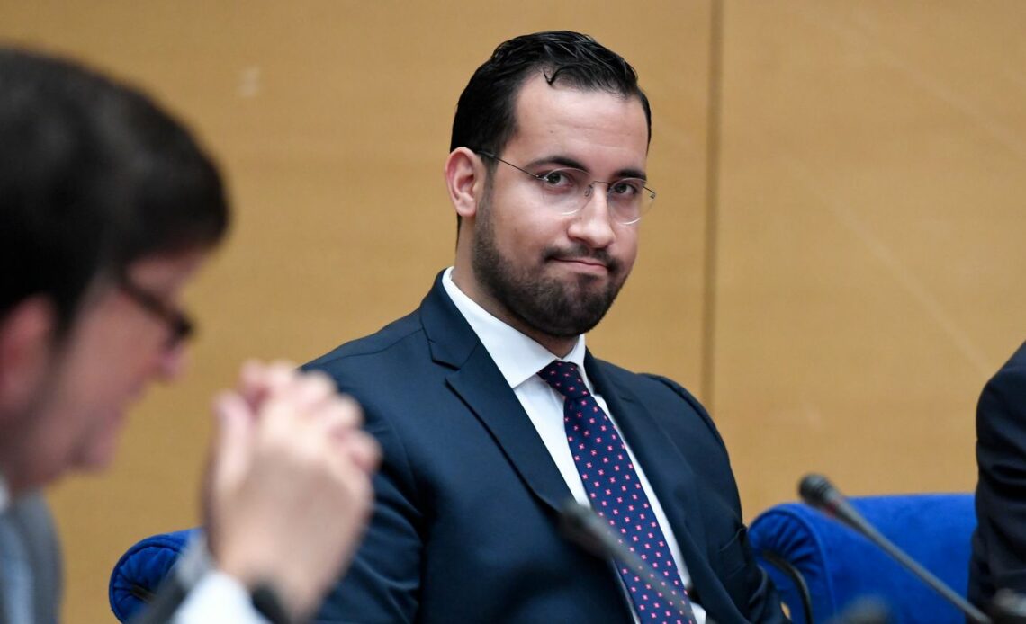 Alexandre Benalla, ex-chargé de mission de l'Elysée lors de son audition devant le Senat, à Paris, le 19 septembre 2018. afp.com/Bertrand GUAY