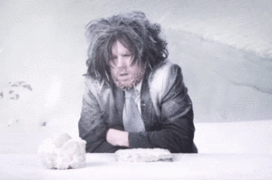 Ce week-end, il va faire frais. (crédit : Giphy)
