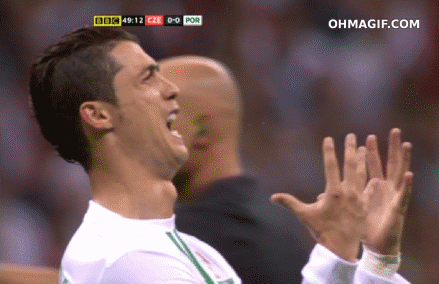 Cristiano Ronaldo : Accusé de viol, sa carrière en péril . (crédit : Giphy)