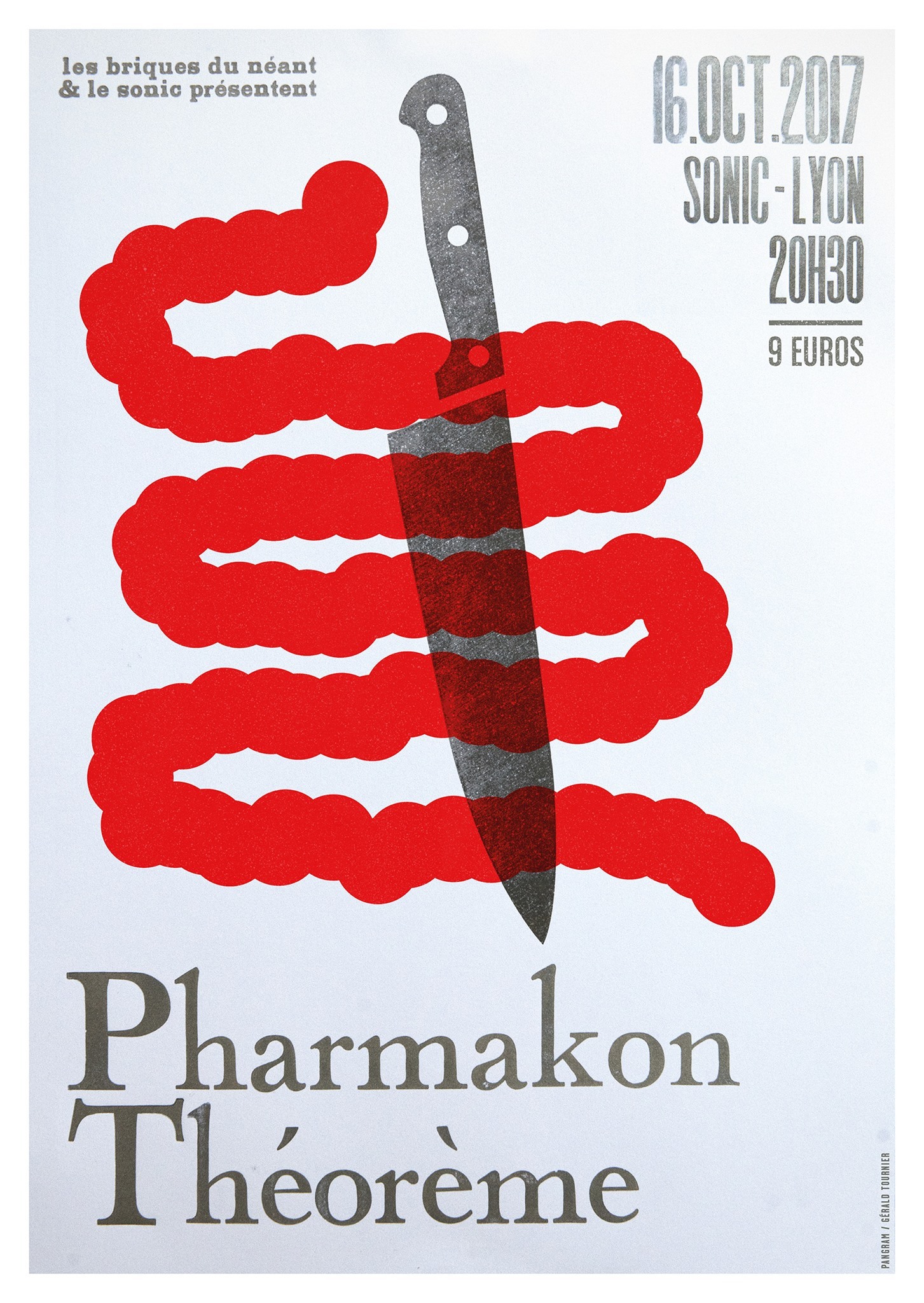 Affiche de Gérald Tournier/Pangram pour le Sonic (2017)