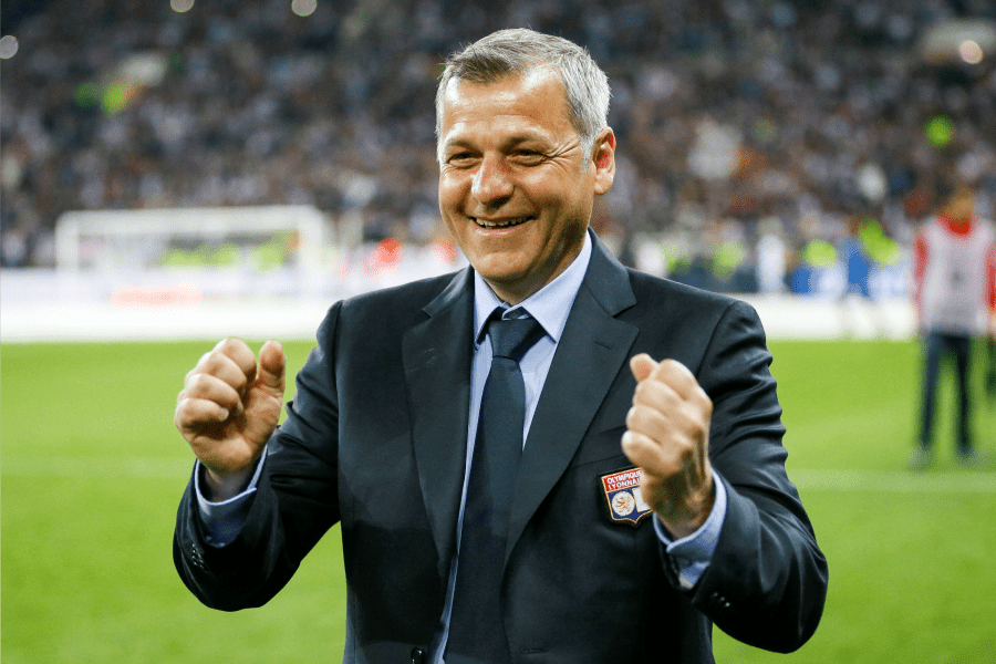 L'entraineur de l'OL Bruno Genesio