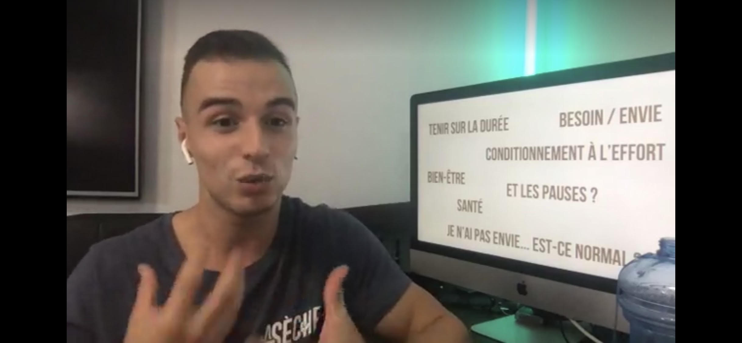 Aurelien Roy anime un Facebook Live réservé aux sécheurs. Conseils, astuces et échanges sont au cœur de ce moment hebdomadaire. Capture d'écran