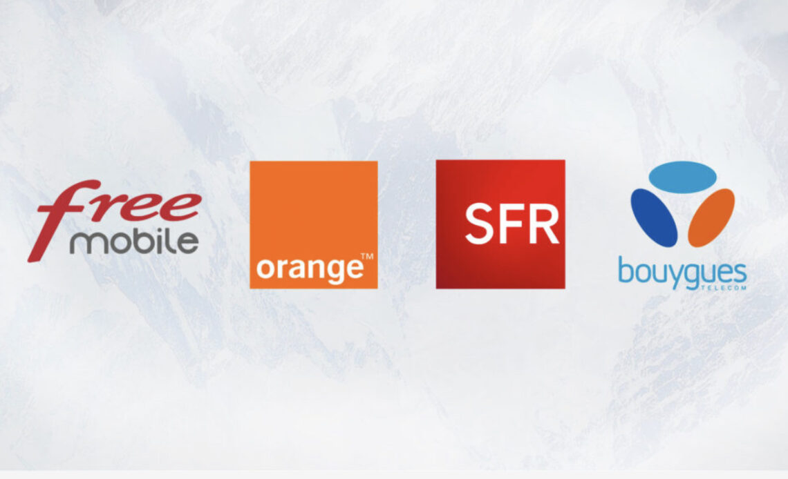 Logo des 4 opérateurs majeurs en France