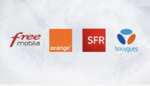 Logo des 4 opérateurs majeurs en France