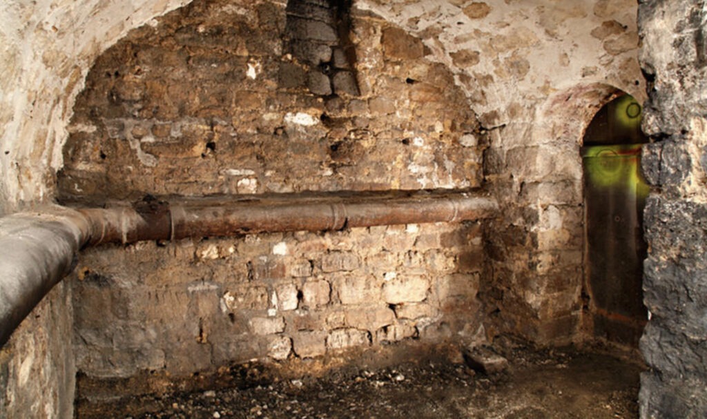 Cave ( pas celle ou la famille vivait depuis neuf ans 