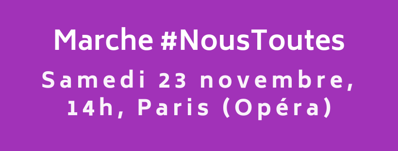 Banderole #NousToutes Facebook