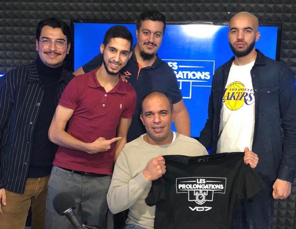 L'équipe des Prolongations et Karim Djaziri