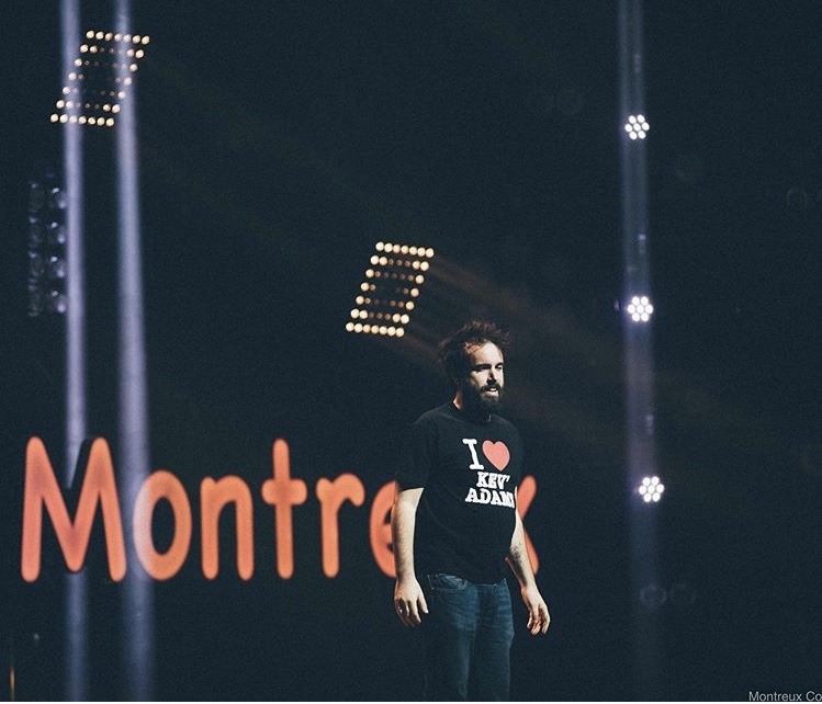 Aymeric Lompret sur la scène de Montreux