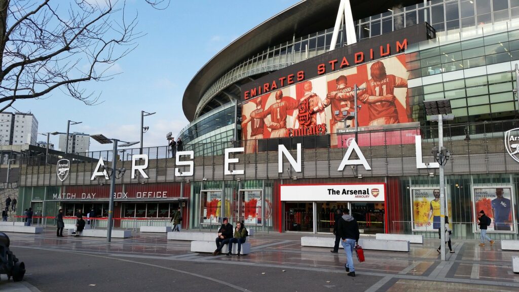 L'Emirates Stadium d'Arsenal, nouvel antre de Mikel Arteta.