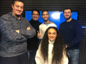 L'équipe des Prolongations avec Lina Boussaha